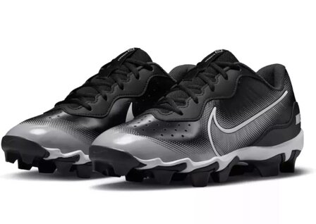 Nike Huarache 4 Black/Grey Low Rubber Cleats