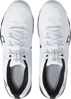 Nike Huarache 4 White/Black Low Rubber Cleats