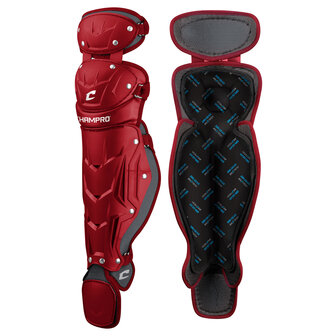 Champro Optimus Pro Leg Guard Youth 13.5&quot; Scarlet