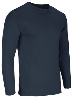 BST99LS - Champro Vision Dry Gear Long Sleeve T-Shirt Navy