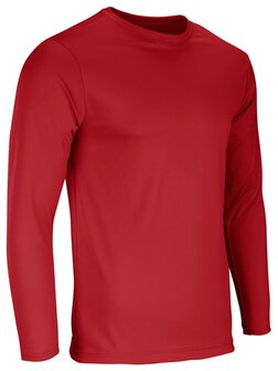 BST99LS - Champro Vision Dry Gear Long Sleeve T-Shirt Scarlet