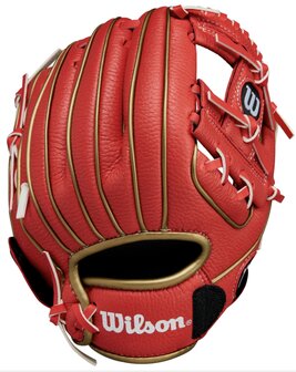 Wilson A200 9&quot; Youth Glove Red/Gold RHT