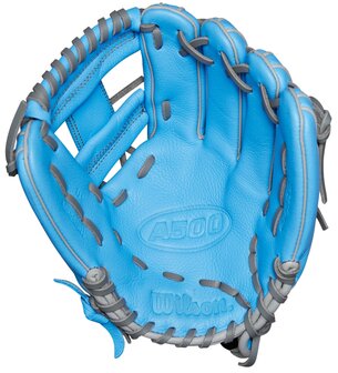 Wilson A500 11&quot; Infield Glove Baby Blue/Grey RHT