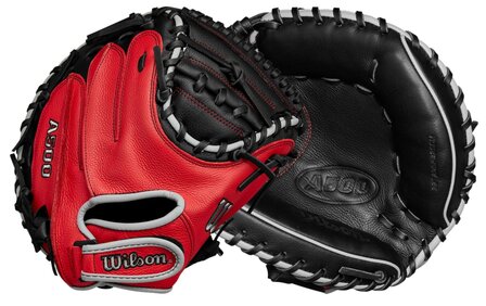 Wilson A500 32&quot; Catcher Glove Red/Black RHT
