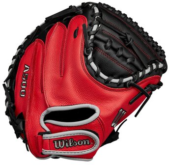 Wilson A500 32&quot; Catcher Glove Red/Black RHT