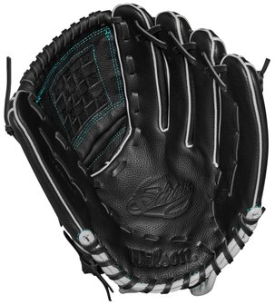 Wilson A500 Siren 12&quot; All-Round Glove Black/Teal RHT