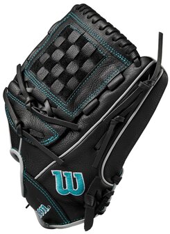 Wilson A500 Siren 12&quot; All-Round Glove Black/Teal RHT