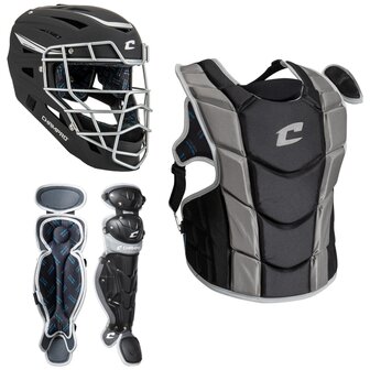Champro Optimus Pro Fastpitch Catcher Set Varsity Black