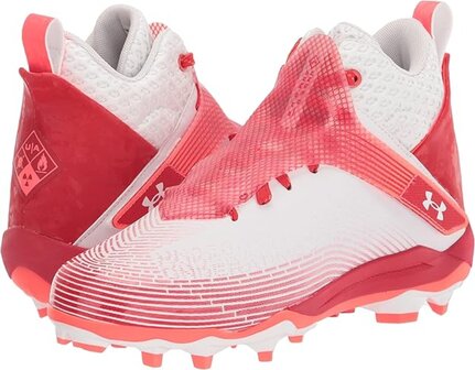 Under Armour Highlight Hammer Scarlet High Rubber Cleats