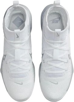 Nike Huarache NXT White/Grey High Rubber Cleats