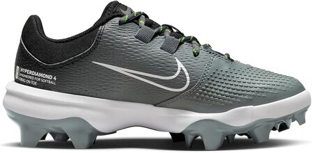 Nike Hyperdiamond 4 Pro Dark Grey Low Rubber Cleats