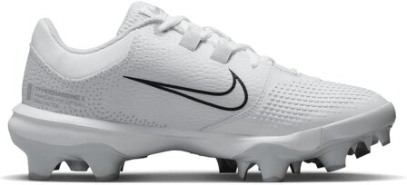 Nike Hyperdiamond 4 Pro White Low Rubber Cleats
