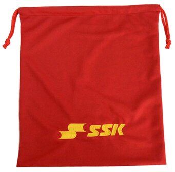 SSK Embroided Drawstring Bag Scarlet