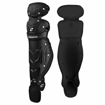Champro Optimus MVP Double Knee Leg Guard Youth 12&quot; Black