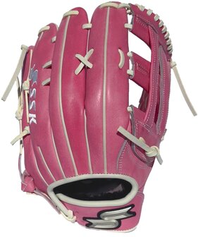 SSK Pro Custom 12.75&quot; Outfield Glove Pink/White RHT