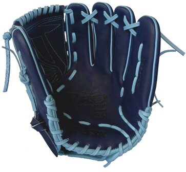 SSK Pro Custom 11.75&quot; Pitcher/Infield Glove Navy/Colombia Blue RHT