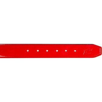 Champro Gloss PU Leather Belt Scarlet