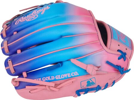 Rawlings Heart of the Hide Fun Burst 11.5&quot; Infield Glove Royal/Colombia Blue/Pink RHT