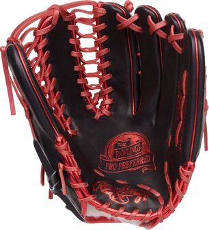 Rawlings Pro Preferred Mike Trout 12.75&quot; Outfield Glove Black/Gray RHT