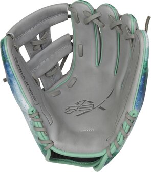 Rawlings REV1X Francisco Lindor 11.5&quot; Infield Glove Grey/Green/Blue RHT