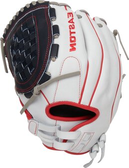 Easton Professional Collection Softball Color Splash 12.5&quot; All-Round Glove White/Navy/Red LHT