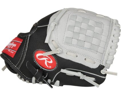 Rawlings Sure Catch 9.5&quot; Youth Glove Black/Grey RHT