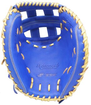 SSK Advanced Softball 34&quot; Catcher Glove Royal/Gold RHT