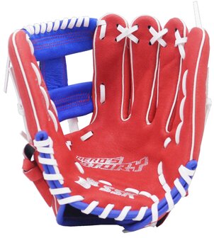 SSK Hero&#039;s Story 10.75&quot; Youth Infield Glove Red/Royal RHT
