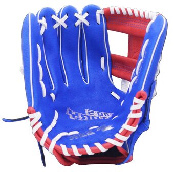 SSK Hero&#039;s Story 10.75&quot; Youth Infield Glove Royal/Red LHT