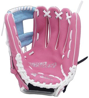 SSK Hero&#039;s Story 10.75&quot; Youth Infield Glove Pink/Colombia Blue RHT