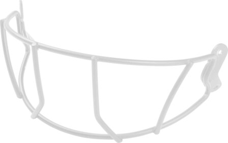 Rawlings Mach Batting Helmet Facemask White