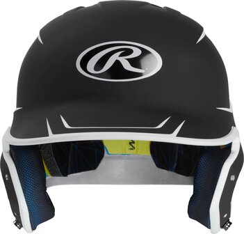 Rawlings Mach Matte Batting Helmet Black/White
