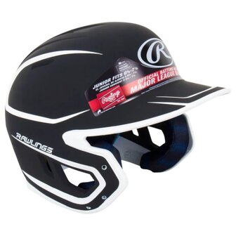 Rawlings Mach Matte Batting Helmet Black/White