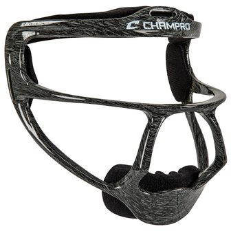 Rampage Softball Fielder&#039;s Facemask Heather Black