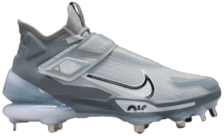 Nike Trout 8 Grey High Metal Cleats