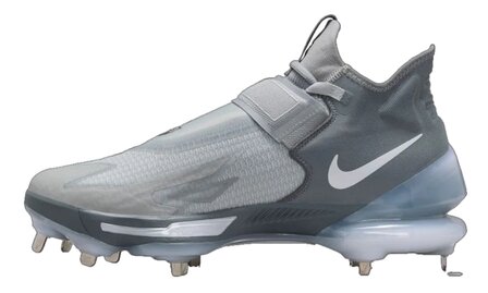 Nike Trout 8 Grey High Metal Cleats