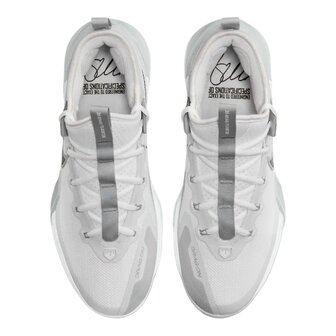 Nike Trout 9 Elite White Metal Cleats