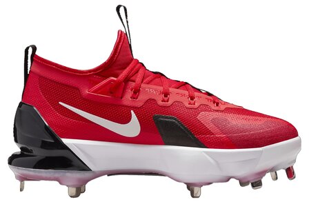 Nike Trout 9 Elite Scarlet Metal Cleats