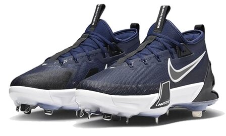 Nike Trout 9 Elite Navy Metal Cleats