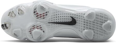 Nike Trout 9 Pro White Metal Cleats