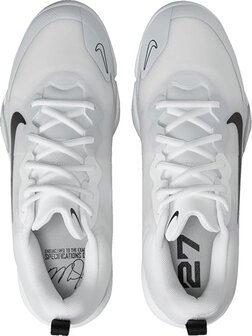 Nike Trout 9 Pro White Metal Cleats