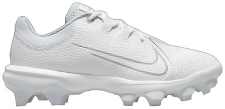 Nike Hyperdiamond 4 Pro White Low Rubber Cleats