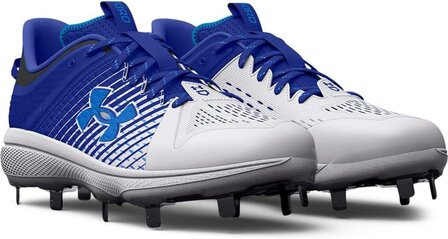 Under Armour Yard MT Royal/White Metal Cleats