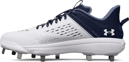 Under Armour Yard MT Navy/White Metal Cleats
