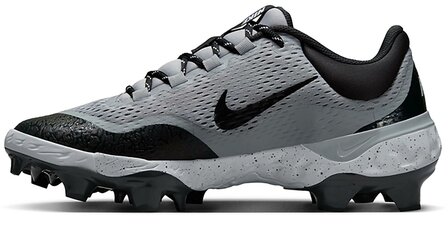 Nike Huarache Elite 4 Grey/Black Low Rubber Cleats