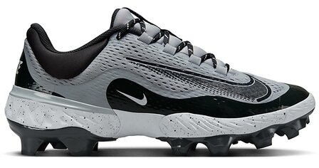 Nike Huarache Elite 4 Grey/Black Low Rubber Cleats
