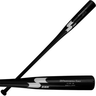 SSK Z9 Professional Edge Composite Wood Fungo Bat Black/Silver