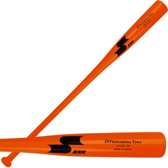SSK Z9 Professional Edge Composite Wood Fungo Bat Orange/Black