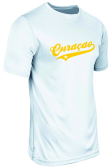 Cura&ccedil;ao Dry Gear T-shirt White/Gold