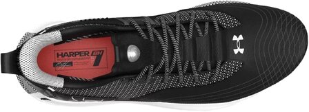 Under Armour Harper 7 Elite Black Low Rubber Cleats